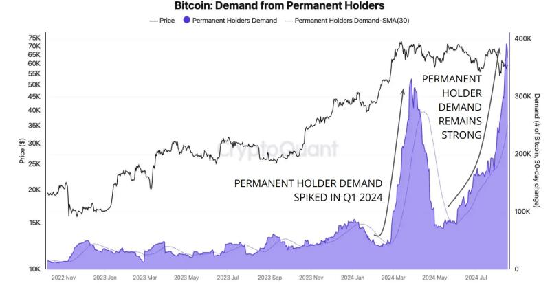 Биткоин-резервы крупных инвесторов растут всего на 1 процент в месяц. Что значит это замедление для рынка монет?